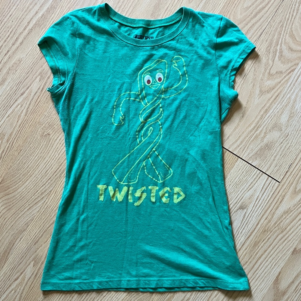 Twisted Graphic Green Tee